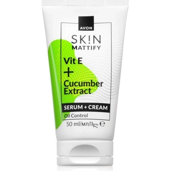 Avon Mattify Vit E + Cucumber Extract крем 2 в 1 50ml