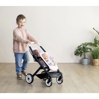 Smoby Sportovní dvojčata Maxi Cosi světle růžový