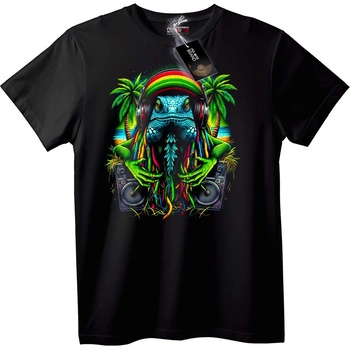NOONEBRAND Тениска Раста DJ Гущер - 2XL, White