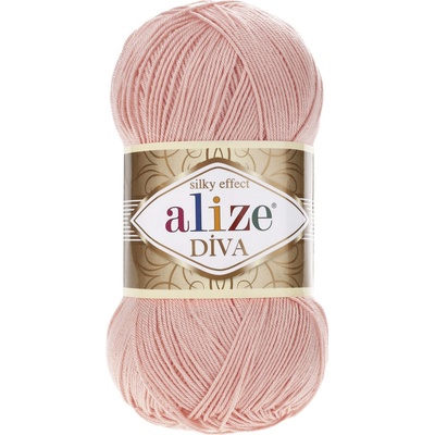 Alize Diva 145, růžovo-lososová