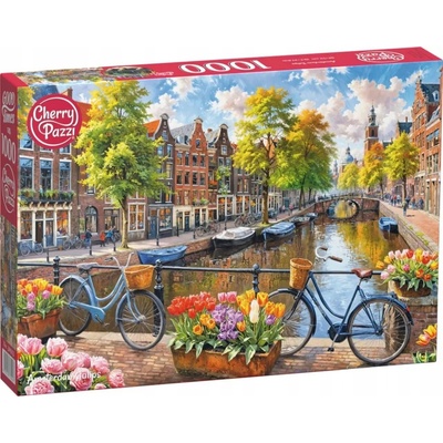 Cherry Pazzi Amsterdam a tulipány 1000 dílků