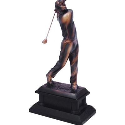 Ft185 Soška golfista bronzový