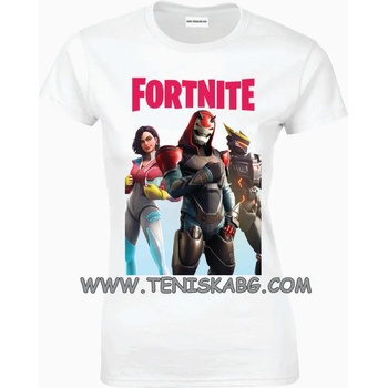 Image 1 of Fruit of the Loom Тениска с надпис - Fortnite