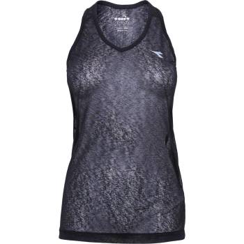 Diadora Women's L Tank Active Tank Vest - Black