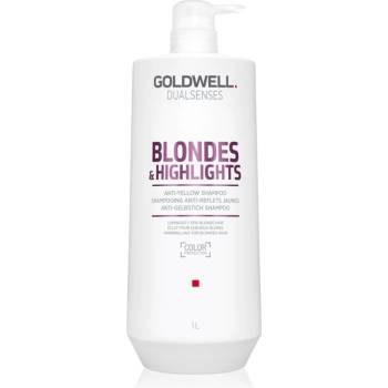 Goldwell Dualsenses Blondes & Highlights шампоан за руса коса неутрализиращ жълтеникавите оттенъци 1000ml