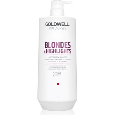 Goldwell Dualsenses Blondes & Highlights шампоан за руса коса неутрализиращ жълтеникавите оттенъци 1000ml