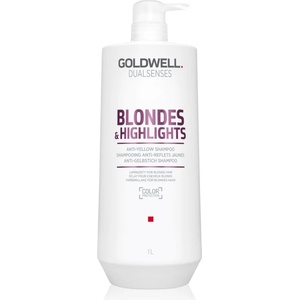 Goldwell Dualsenses Blondes & Highlights шампоан за руса коса неутрализиращ жълтеникавите оттенъци 1000ml
