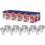 OSRAM LED Star Value PAR16 LED lamp for GU10 base, reflector lamp, GL, 575 lumens, warm white (3000K), replacement for conventional 80W light bulbs, not dimmable, pack of 10 - 4058075096776