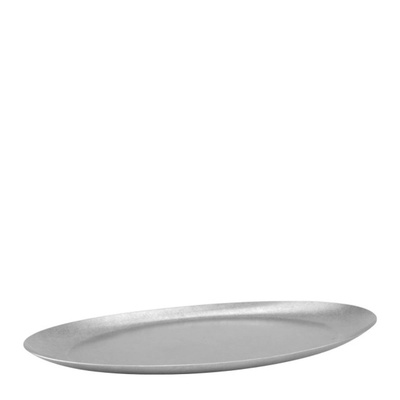 Horecano - Метално плато овално 22x12см VINTAGE SILVER OLD FASHIONED-(HC-3946) (013946)