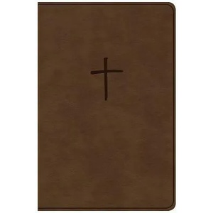 CSB Compact Bible, Brown LeatherTouch, Value Edition (ISBN: 9781535905718)