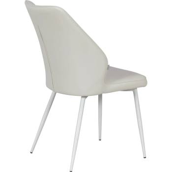 Carmen Трапезен стол laredo 3 y силиконова кожа - шампанско 02 (b3532149)