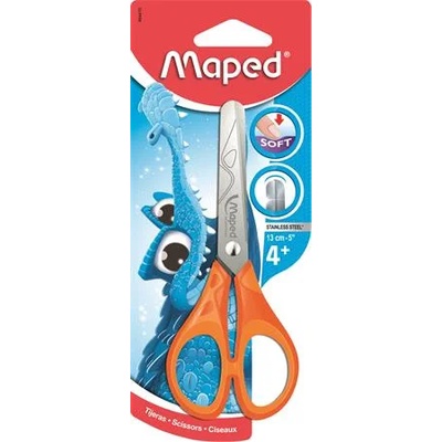 Maped Училищна ножица, 13 см, MAPED "Essentials Soft" 464410 (464410)