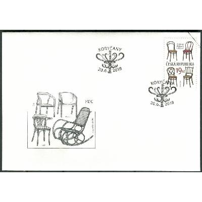 Česká pošta (2018) FDC 981 - Česká republika - specimen - Ohýbaný nábytek