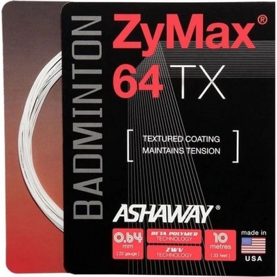 Ashaway Корда за бадминтон Ashaway ZyMax 64 TX (10 m) - white