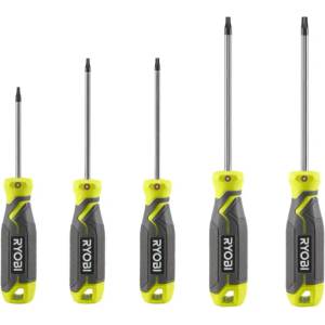 RYOBI КОМПЛЕКТ МАГНИТНИ ОТВЕРТКИ 5 БРОЯ torx ryobi rhsdst5 (4892210225153)