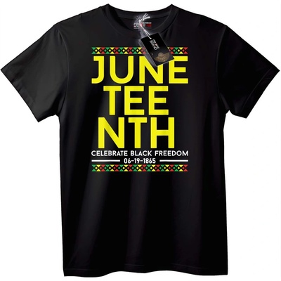 NOONEBRAND Тениска Свобода на Juneteenth - XL, Black