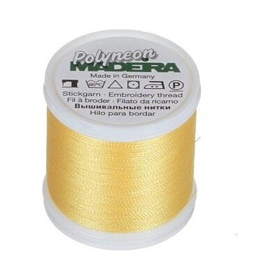Vyšívací nitě PES Madeira Polyneon (400m) barva 1861 buttercup