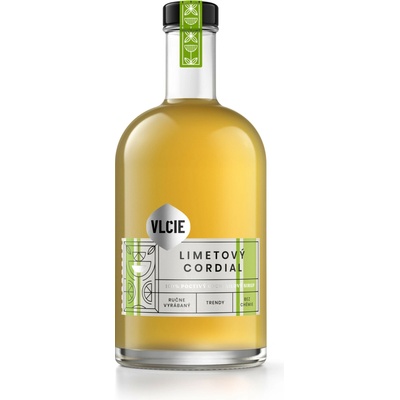 Vlčie sirupy Limetový Cordial 0,5 l