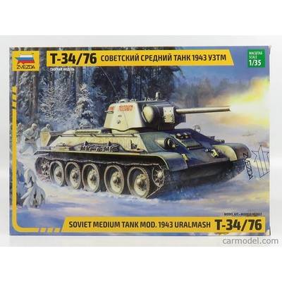 Zvezda Kampfpanzer T34-76 Soviet Medium Tank 1943 1:35