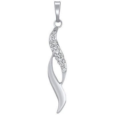 SILVEGO Strieborný prívesok Simba so Swarovski Crystals B36095PSWW