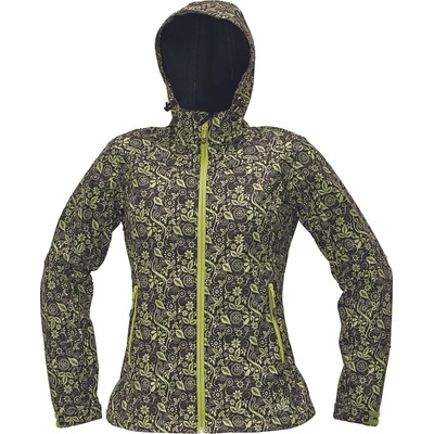 Cerva Yowie print.soft. bunda hnědá/zelená