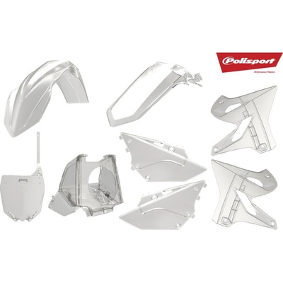 POLISPORT kompletní plasty RESTYLING YAMAHA YZ125/250 02-19, barva čirá