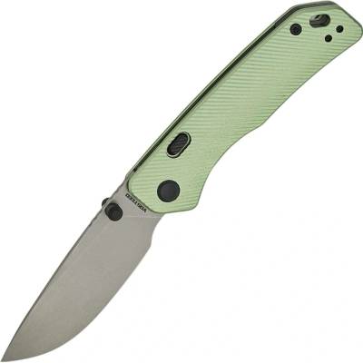 Vosteed Marten 154CM Stonewash Zelený Hliník A1602