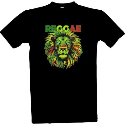 Tričko s potiskem tričko rasta reggae pánské černá – Hledejceny.cz