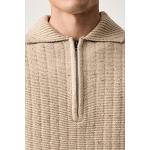 G-Star RAW пуловер мъжки с добавена вълна Polo collar half zip (D26740.D754)