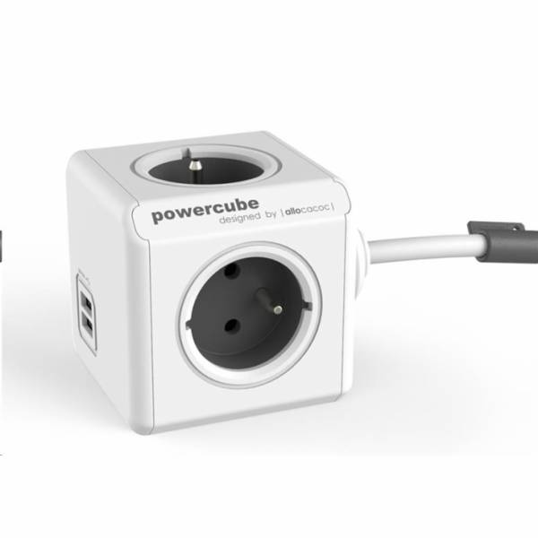 Amazon.co.jp: PowerCube DuoUSB拡張ブルーEU 4wayソケット230V