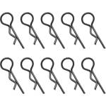 FUNTEK Щипки за купе Funtek Black Universal 1/10 body clips (10pcs) IM-HTR-501381 (IM-HTR-501381)