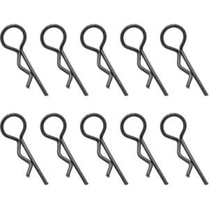 FUNTEK Щипки за купе Funtek Black Universal 1/10 body clips (10pcs) IM-HTR-501381 (IM-HTR-501381)