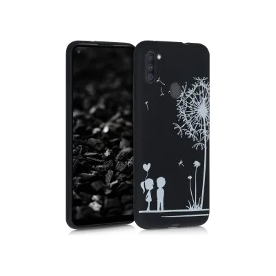 kwmobile Калъф с дизайн глухарчета за Samsung Galaxy A11 - бял