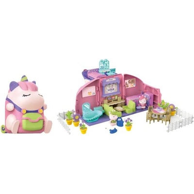 Wiky Раница къщичка еднорог с ефекти 2в1