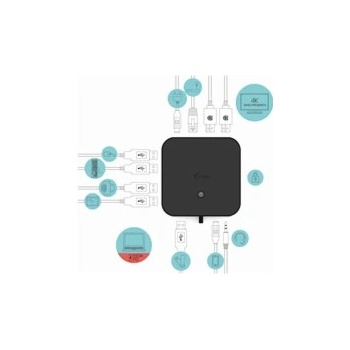 i-Tec USB-C Dual Display Docking Station with Power Delivery 100 W C31DUALDPDOCKPD
