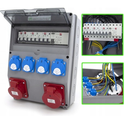 Rozvaděč ELS Elektrotechnika 230 V IP44 40 A – Zbozi.Blesk.cz