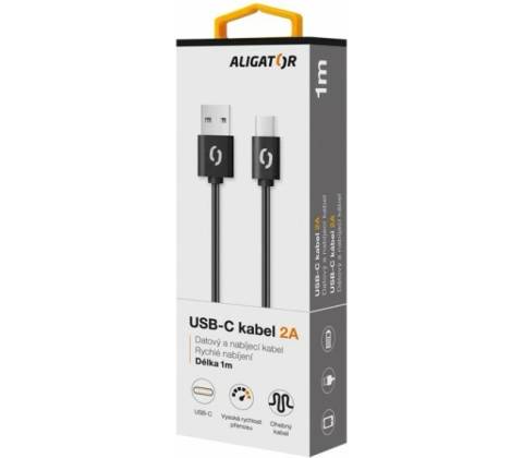 Aligator DAKA005 datový 2A, USB-C, černý