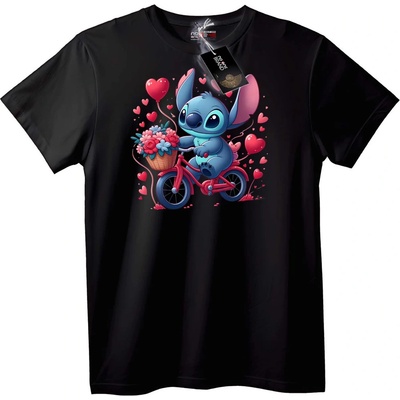 NOONEBRAND Тениска Stitch Любов към Колело - S, White
