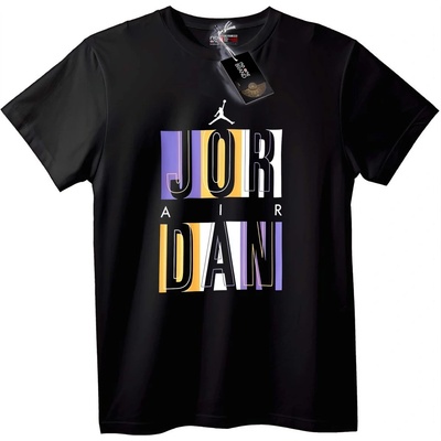 NOONEBRAND Тениска Jordan с Цветни Блокове - XS, Black