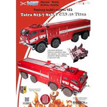 Tatra 815-7 8x8 CZS 40 Titan papírový model 1:53