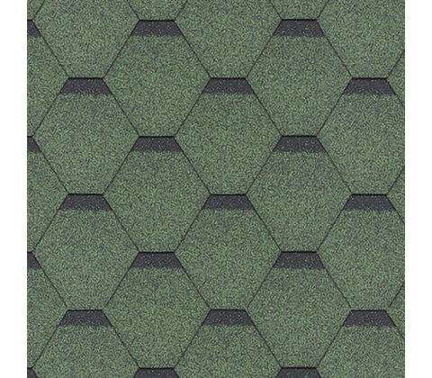 Shinglas Rock Hexagonal zelená 3 m²