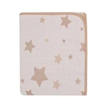 Slowmoose Duetbaby cotton blanket stars grey 5908268746829