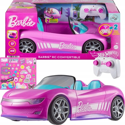 Mattel Hot Wheels RC Barbie růžový kabriolet JBH05 – Hledejceny.cz