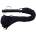 Rouge Long Suede Flogger Leather Handle Black/Blue
