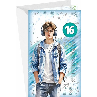 ARGUS Blahoželanie pre chlapca s výberom rokov HU - Teenager 17-6078m