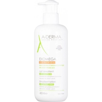 A-Derma Exomega zvláčňující tělové mléko pro velmi suchou citlivou a atopickou pokožku 400 ml – Zboží Dáma
