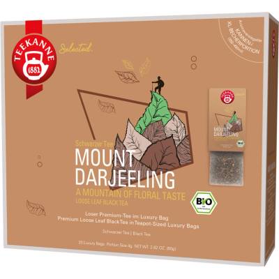 Teekanne Bio Luxury Bag Darjeeling černý čaj 20 ks