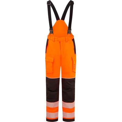 Portwest hi-vis pw3 modaflame fr426 / Светлоотразителни, огнеупорни, водоустойчиви, с гащеризон - оранжеви/черни xl (fr426obrxl)