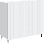 vidaXL Служебен шкаф Бяло 89 x 34, 5 x 82 см Инженерна дървесина (894415)