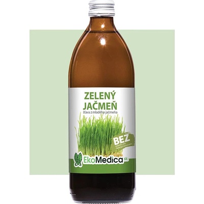 EkoMedica SK Zelený jačmeň 100% šťava 0,5 l